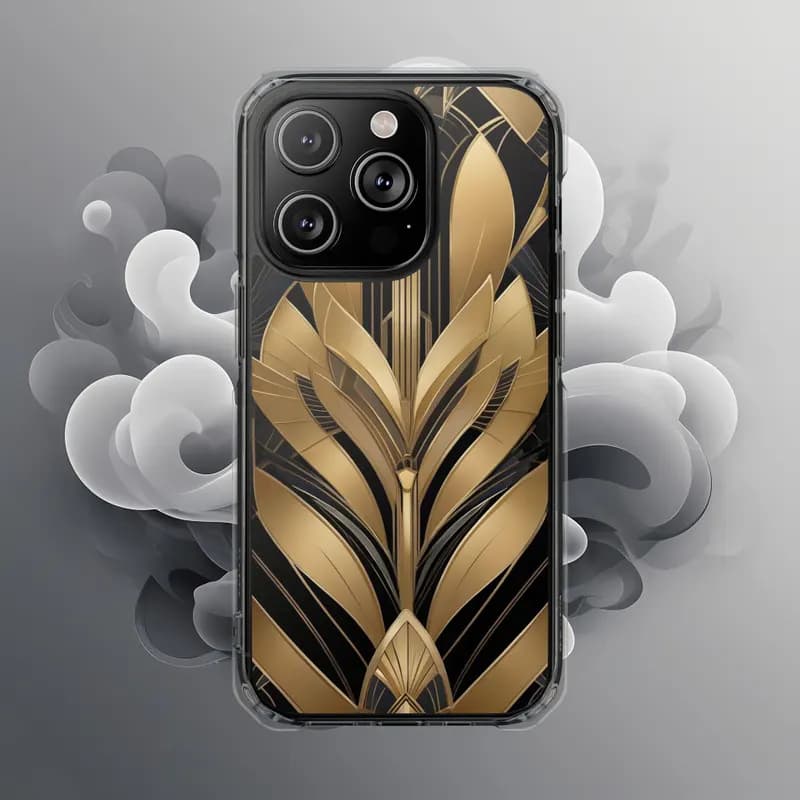 Iphone 13 pro max golden design skin